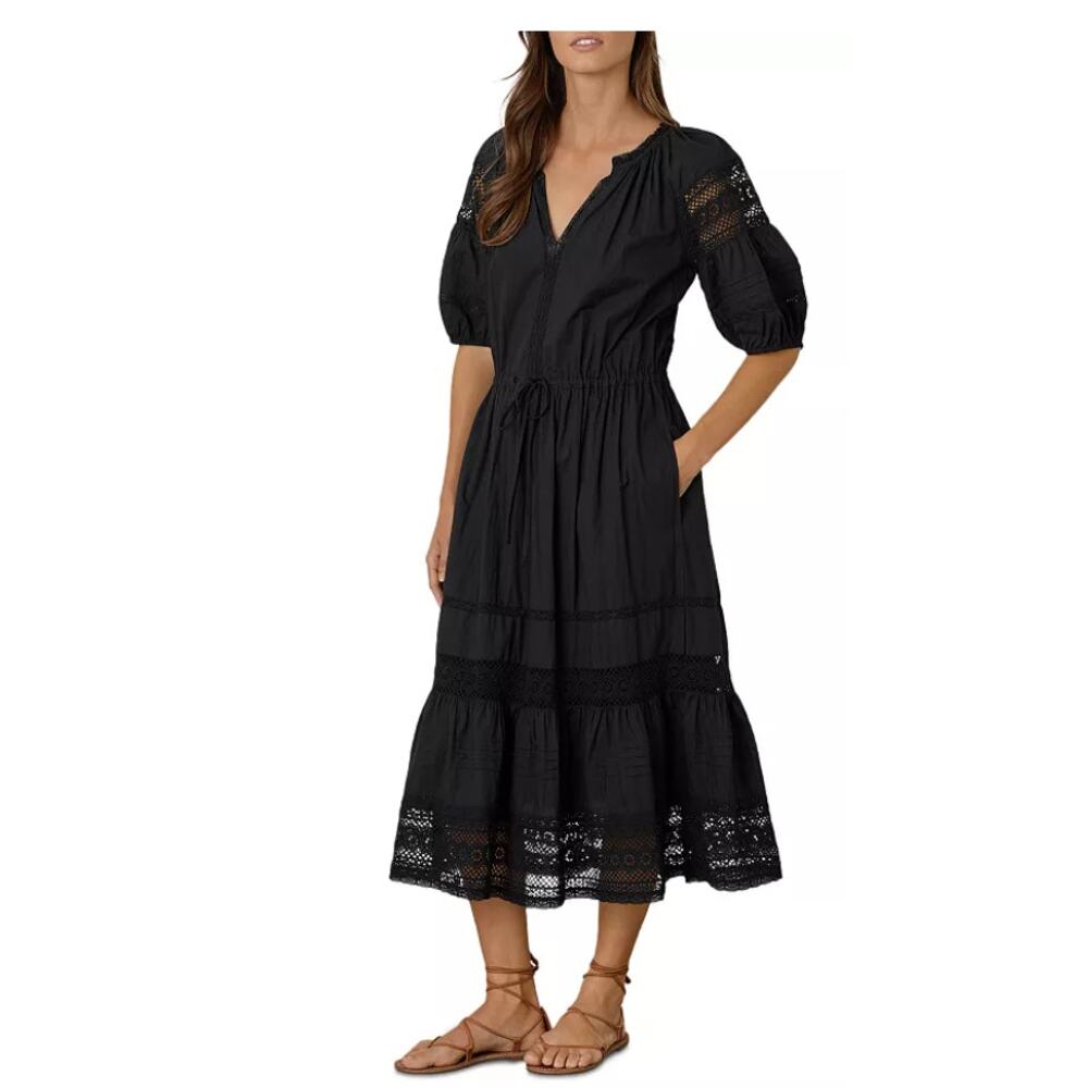 Velvet by Graham & Spencer Andy Short Sleeved Midi Dress‎ Size Medium